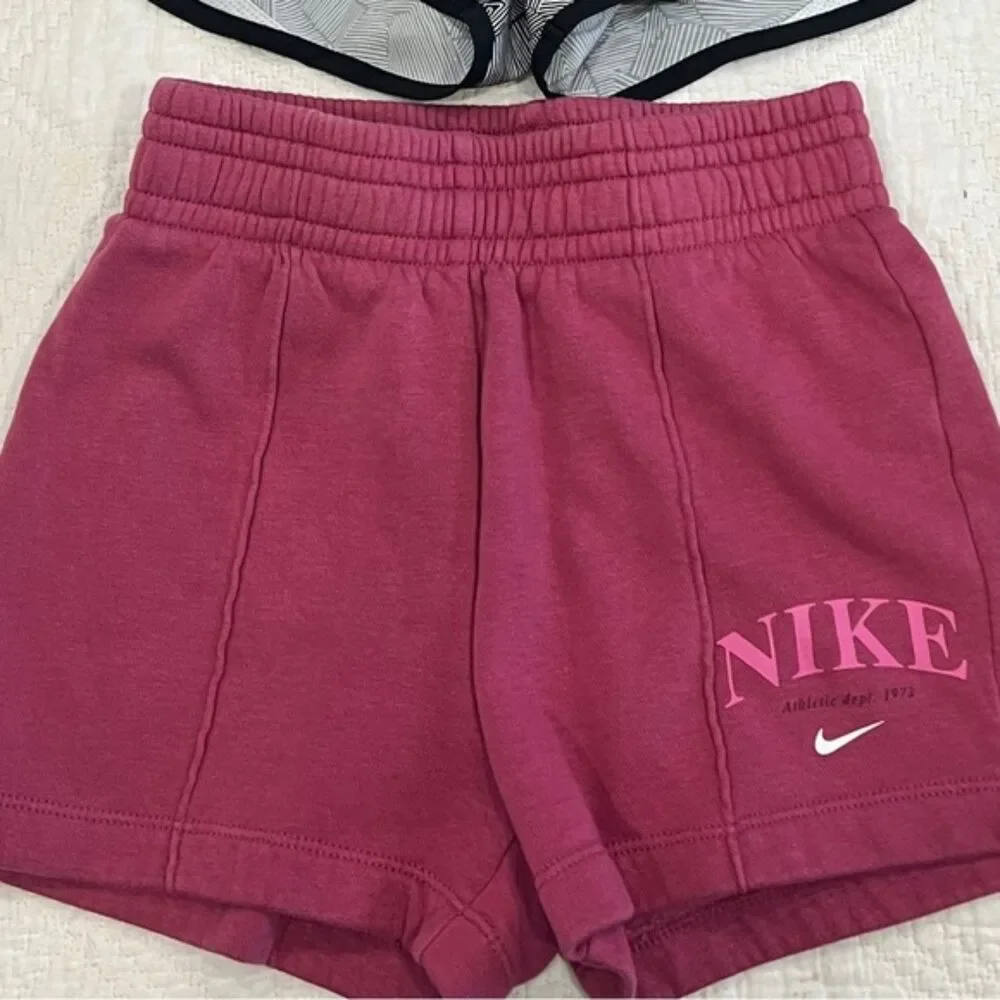 Nike Set of 2 Girls Size Small Pink/Black and White